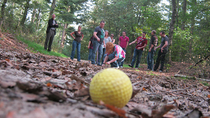 Golf in the Woods
